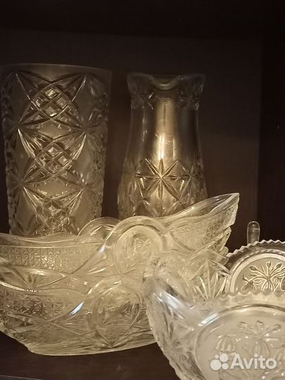 Хрустальная ваза