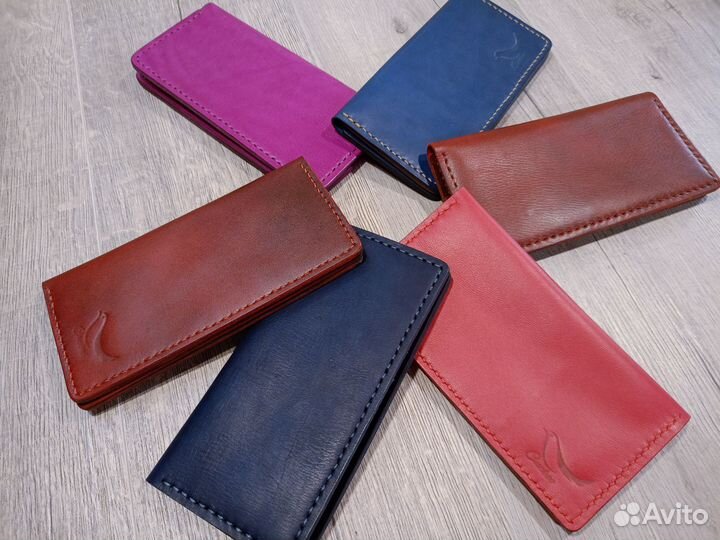 Кожаное портмоне, мужское, женское