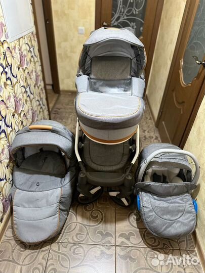 Коляска 3 в 1 BeBe-Mobile Movo