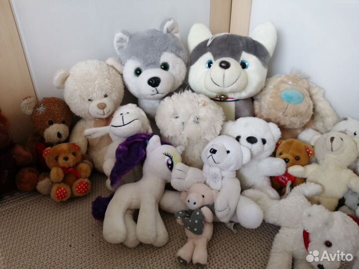 Игрушки пакетом белая коллекция