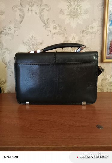 Барсетка мужская натуральная кожа