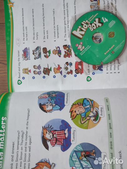 Kid's Box 4 Activity Book + Pupil's Book + Диск