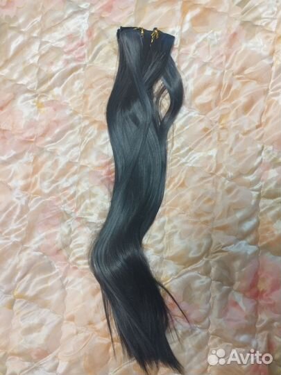 Волосы на заколках