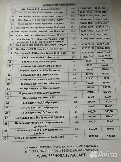 Комбикорма Purina