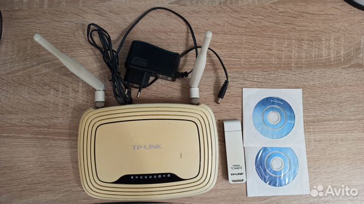 Wifi роутер tp link + WiFi адаптер