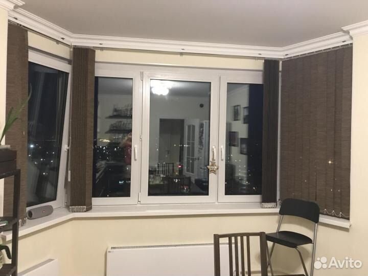 Жалюзи вертикальные тканевые скрин-коричневые