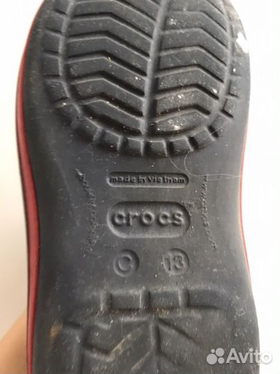 Сапоги crocs детские с13