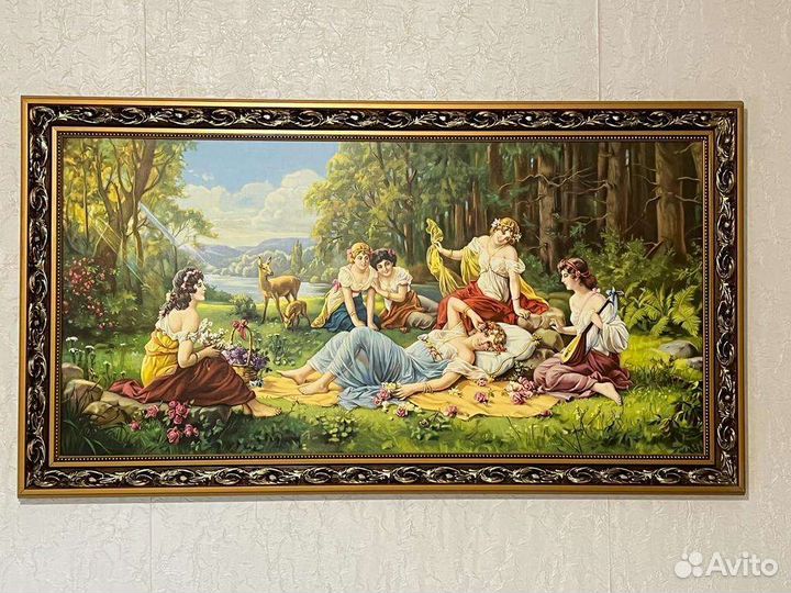 Репродукция хромолитография картины Ханс Зацка