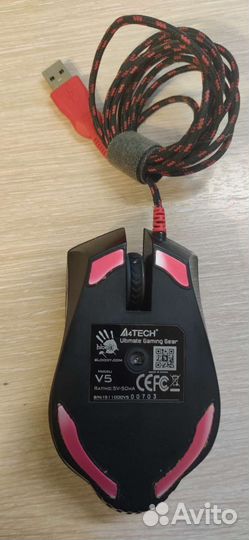 Мышь проводная A4Tech Bloody V5
