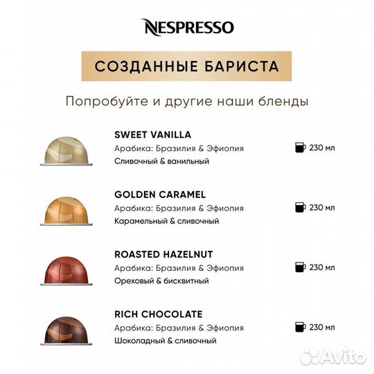 Кофе в капсулах Nespresso Vertuo