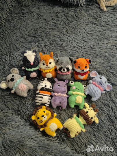 Мягкие игрушки вязаные