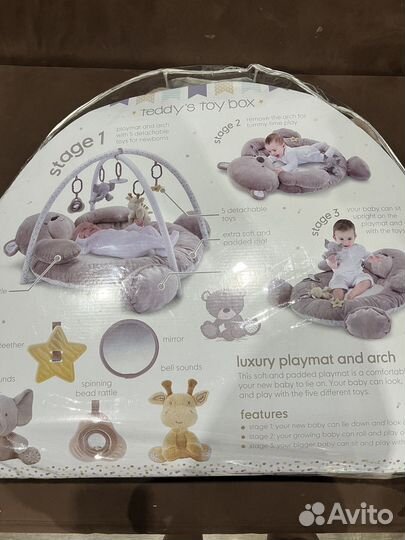 Развивающий коврик медведь mothercare