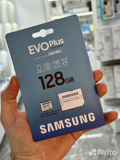 Оригинальная флеш карта Samsung microsd 128Gb Evo