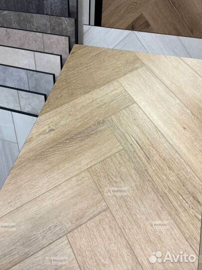 Кварцвиниловый ламинат елочка