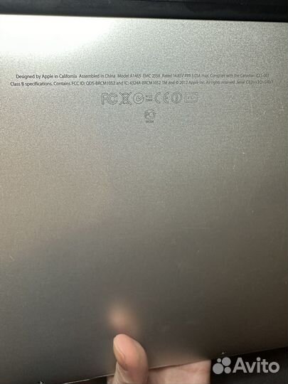 Apple macbook air 11 2012, a1370
