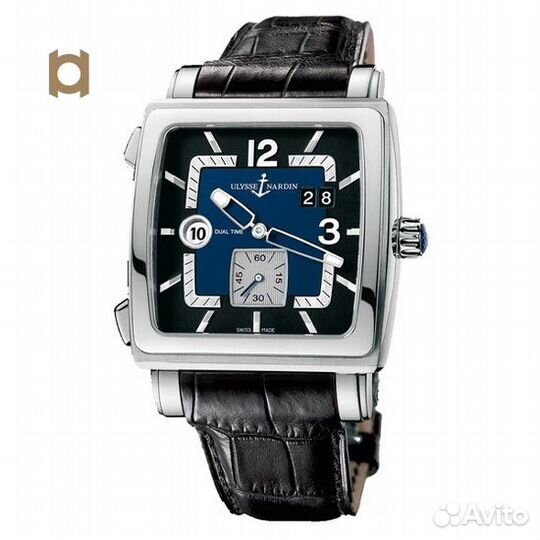 Часы Ulysse Nardin Quadrato Dual Time 42 мм 243-92