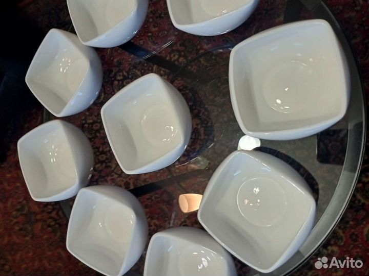 Фарфоровые салатники тарелки