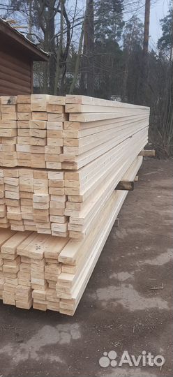 Доска сухая строганная 50 х 100
