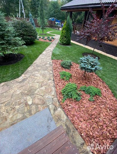 Рулонный газон