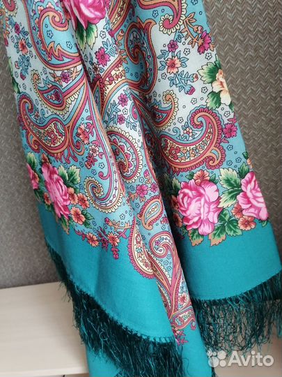 Павловопосадский платок 125*125 оригинал