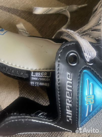 Хоккейные коньки bauer Nike supreme 20 размер 40,5