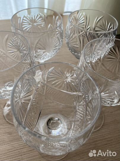 Фужеры хрустальные СССР