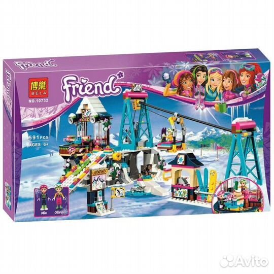 Конструктор Bela 10732 Горнолыжный курорт: Подъемн