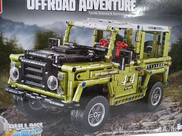 Конструктор Техник Джип Land Rover, 883 деталей