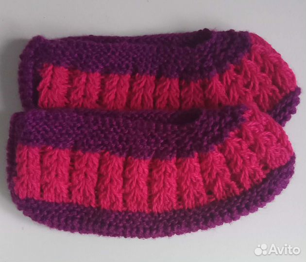 Носки вязаные, следки вязаные