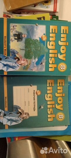 Рабочая тетрадь и учебник 8 Класс Enjoy English