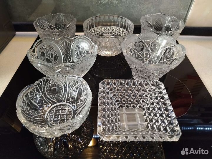 Салатник Конфетницы Хрусталь СССР