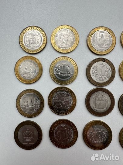 Юбилейные монеты 10 рублей коллекция