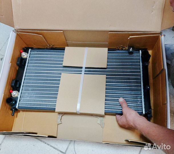 Радиатор Гранта, Калина 2 Акпп+кондиционер с 2015г