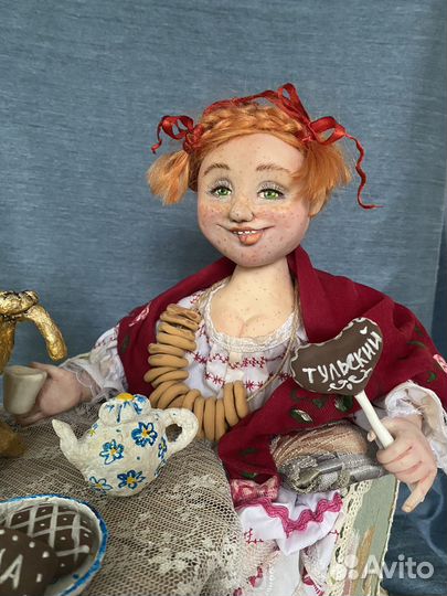 Интерьерная кукла ручной работы