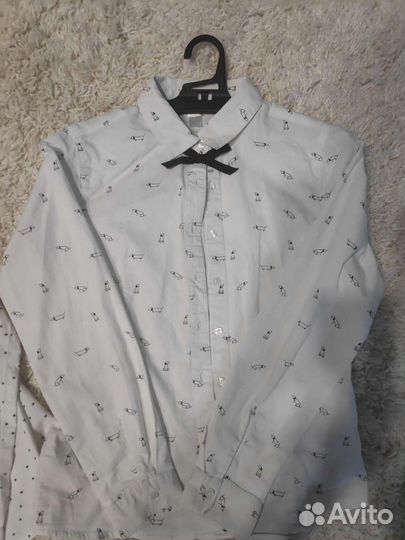 Рубашка школьная для девочки