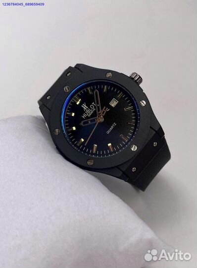 Мужские часы Hublot чёрные