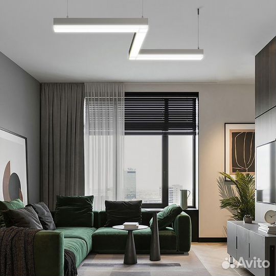 Светильник подвесной линейный AL4020 18W 590*70мм