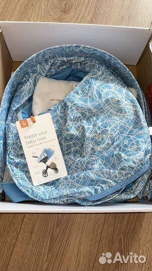 Летний кит на коляску stokke