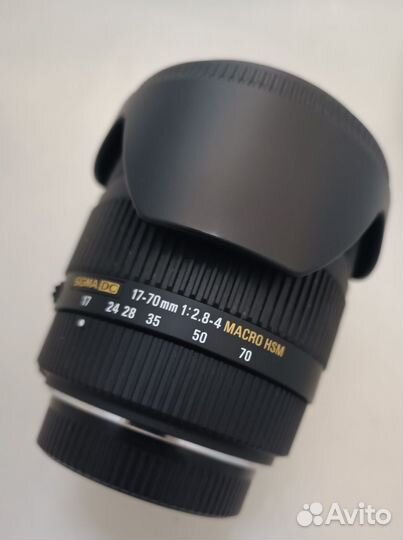 Объектив Sigma 17-70mm F2,8-4 macro для Pentax б/у