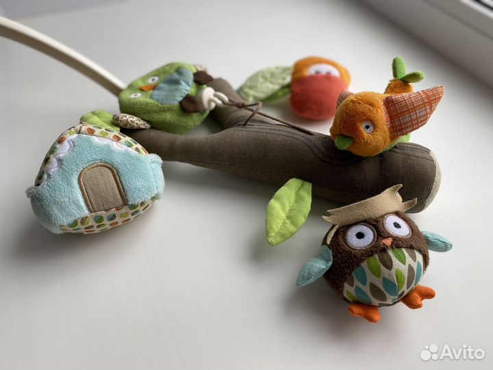 Мобиль; игрушка-грелка с вишневыми косточками