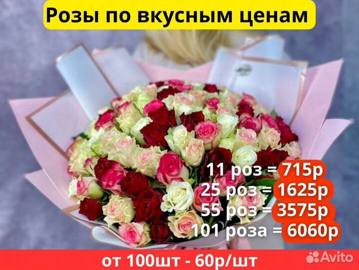 25 роз цветы девушке