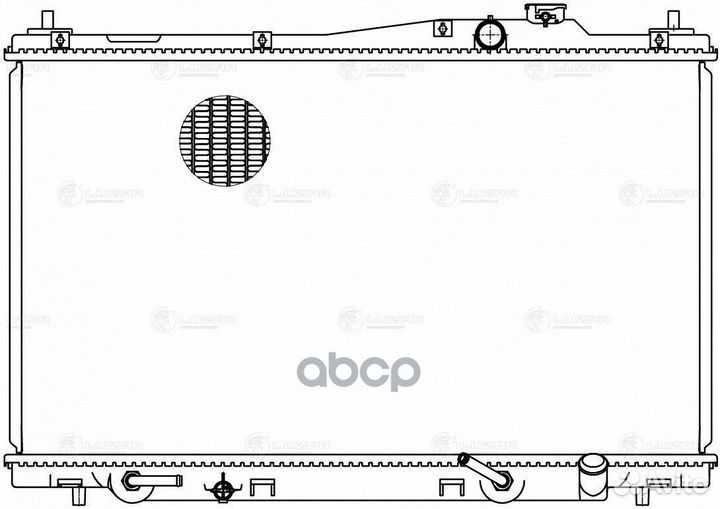 Радиатор honda stream (00) 1.7I LRC 2308 luzar