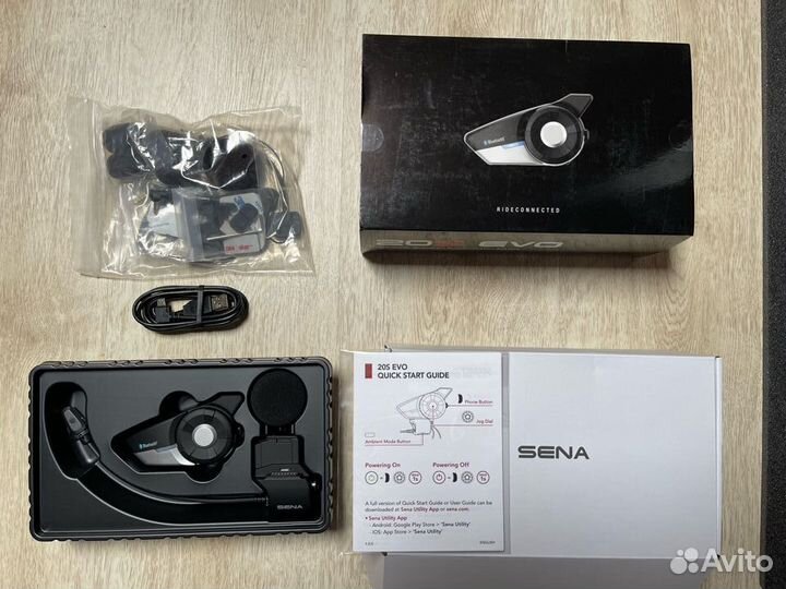 Мотогарнитура sena 20S EVO Single (1шт)