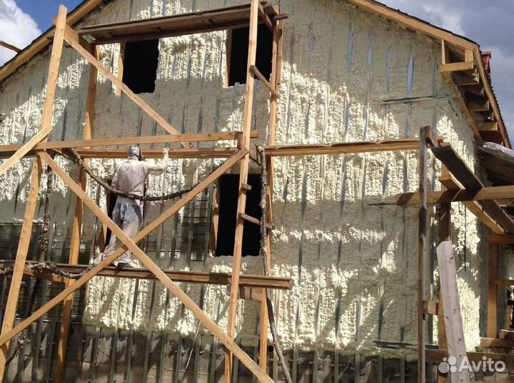 Утепление потолка пенополиуретаном