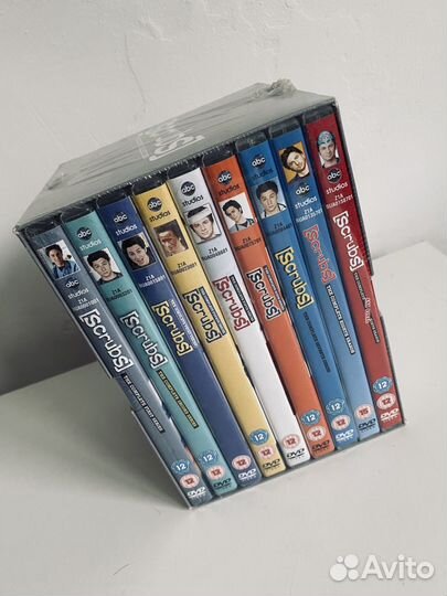 Набор DVD дисков сериал scrubs клиника