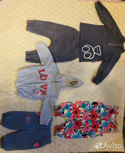 Вещи пакетом для девочки 68