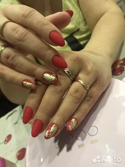 Наращивание ногтей, гель лак, педикюр