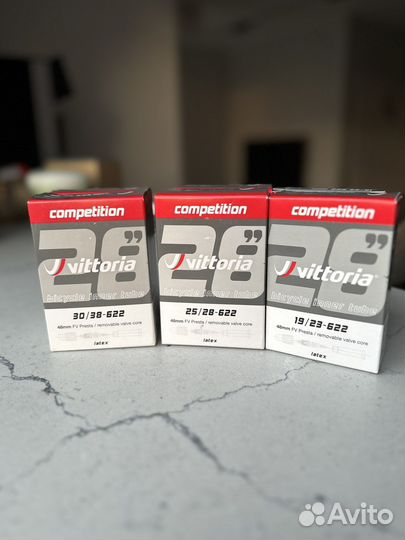 Камеры латексные vittoria 700c(622) 19/23м