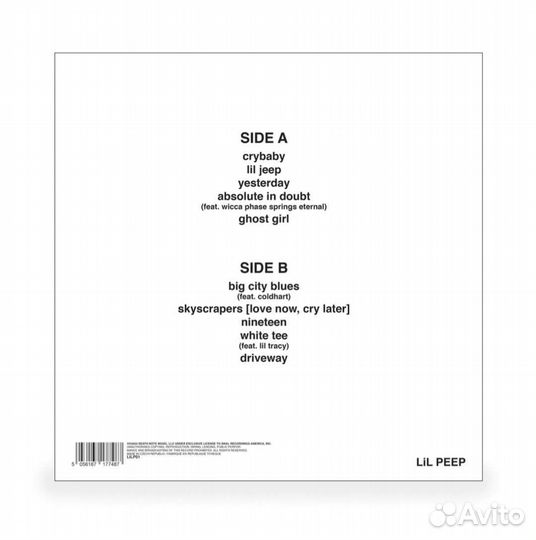 Lil peep - cry baby (предзаказ)