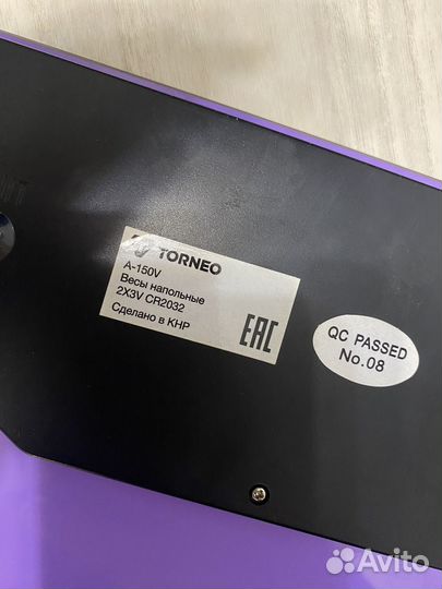Весы напольные Torneo на запчасти